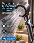 🔥 Cabezal Ducha Masajeadora Spa 3 Modos
