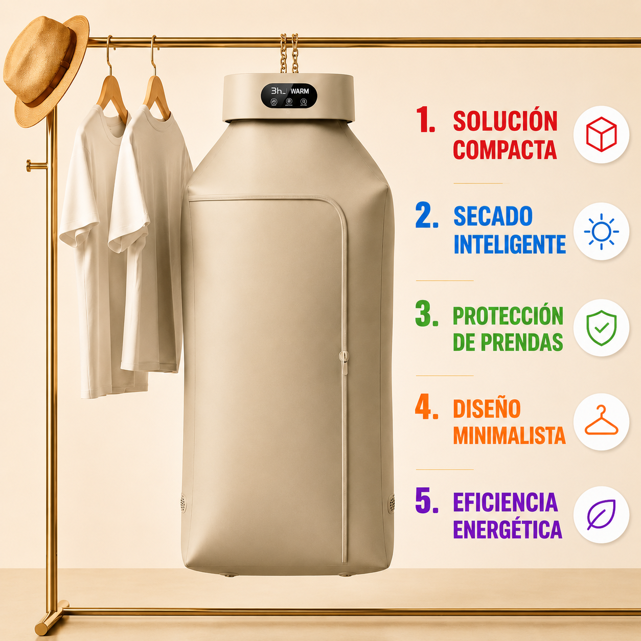 ☑️ Secadora Inteligente PRO 2.0 ®️ Seca tu Ropa en 30 Minutos