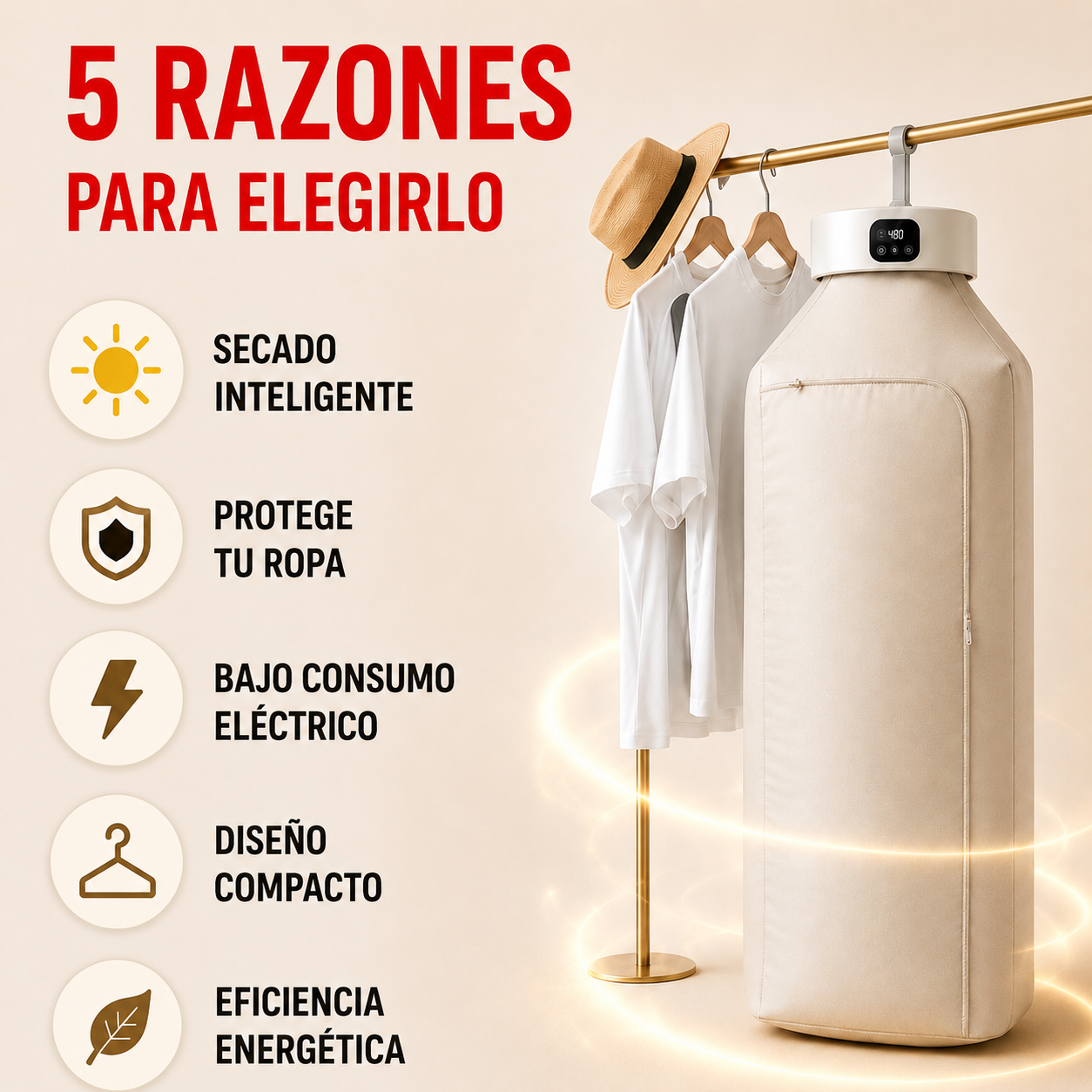 ☑️ Secadora Inteligente PRO 2.0 ®️ Seca tu Ropa en 30 Minutos