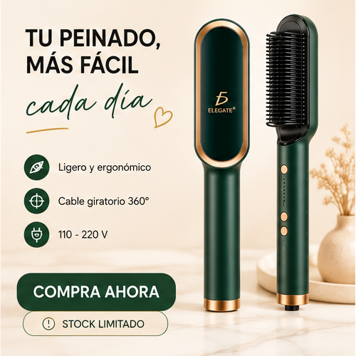 Cepillo Alisador y Rizador Multifuncional 2 en 1