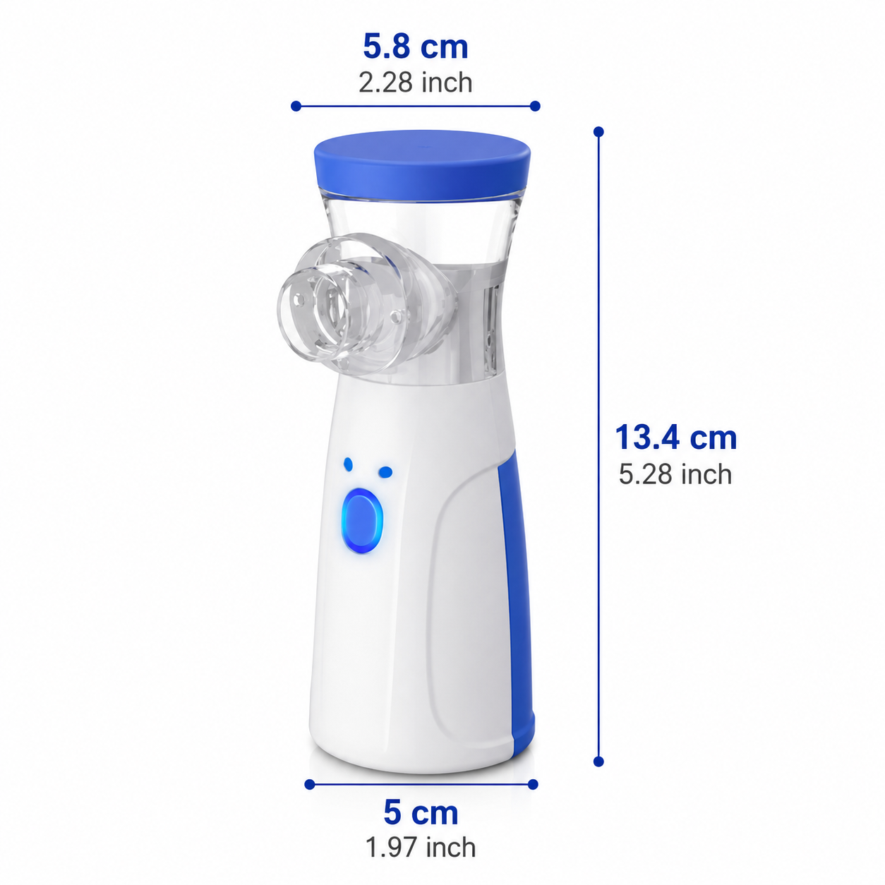 ✅Nebulizador Portátil Ultrasónico Recargable          Alivio Respiratorio Rápido y Silencioso