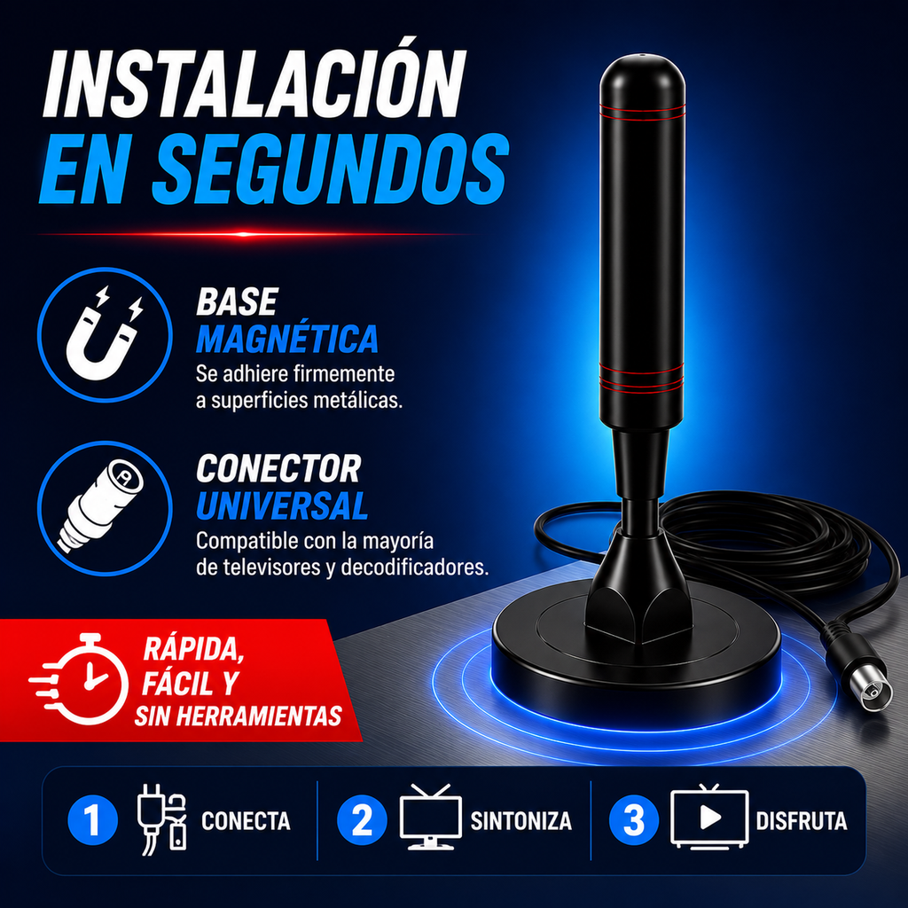 M - ANTENA DIGITAL FULL HD 4K