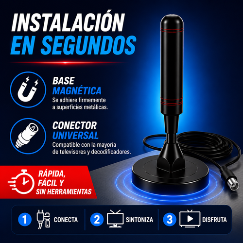 M - ANTENA DIGITAL FULL HD 4K