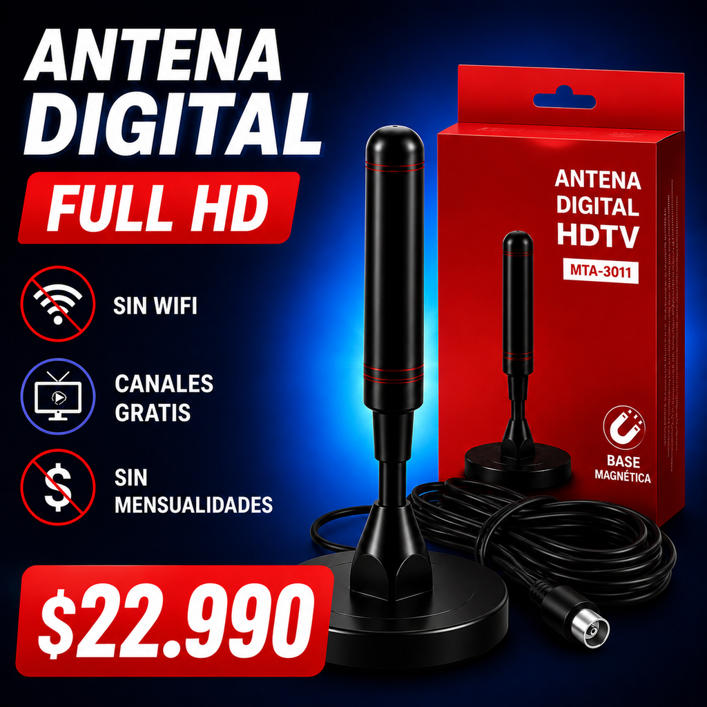 M - ANTENA DIGITAL FULL HD 4K