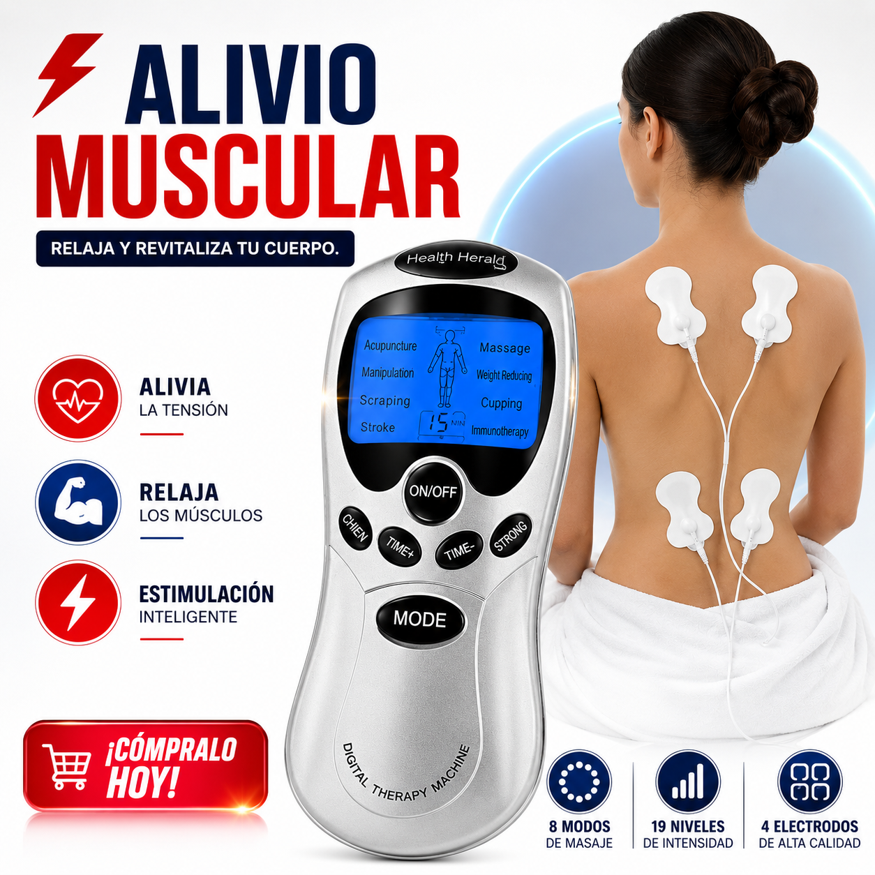 MAQUINA ELECTROESTIMULADOR TENS